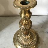 Golden bronze candlestick