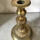 Bougeoir en bronze doré