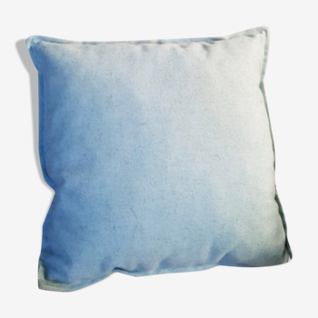 Light grey felt square cushion