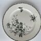 2 Émile Bourgeois iron earthenware flat plates