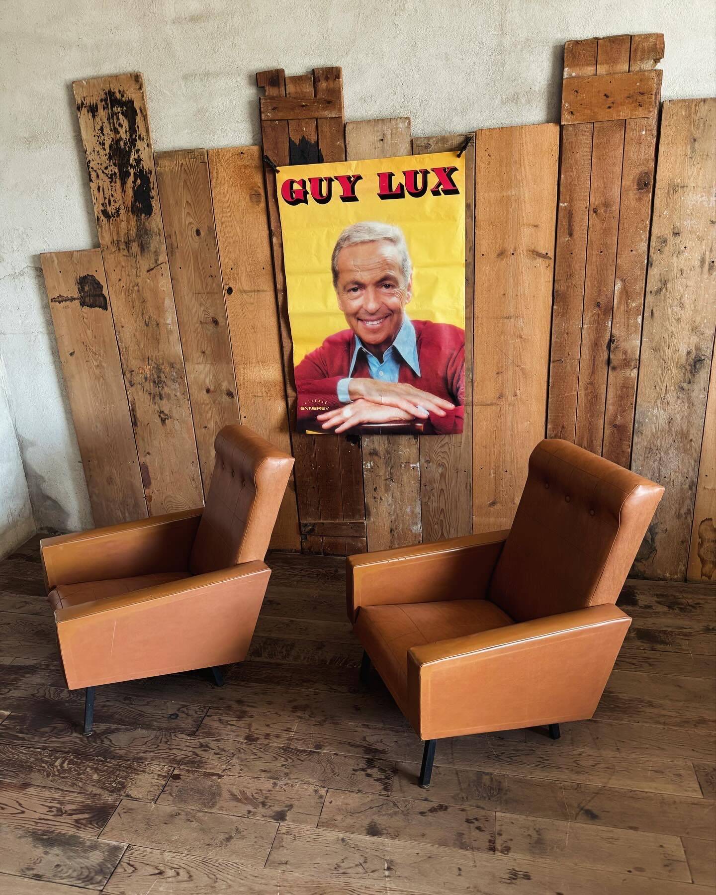 Paire de fauteuils vintage