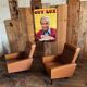 Paire de fauteuils vintage