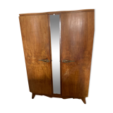 Elm magnifying glass cabinet