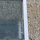 Console service of the 70s double trays smoked glass chrome base