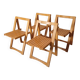 Chaises en bois pliantes design