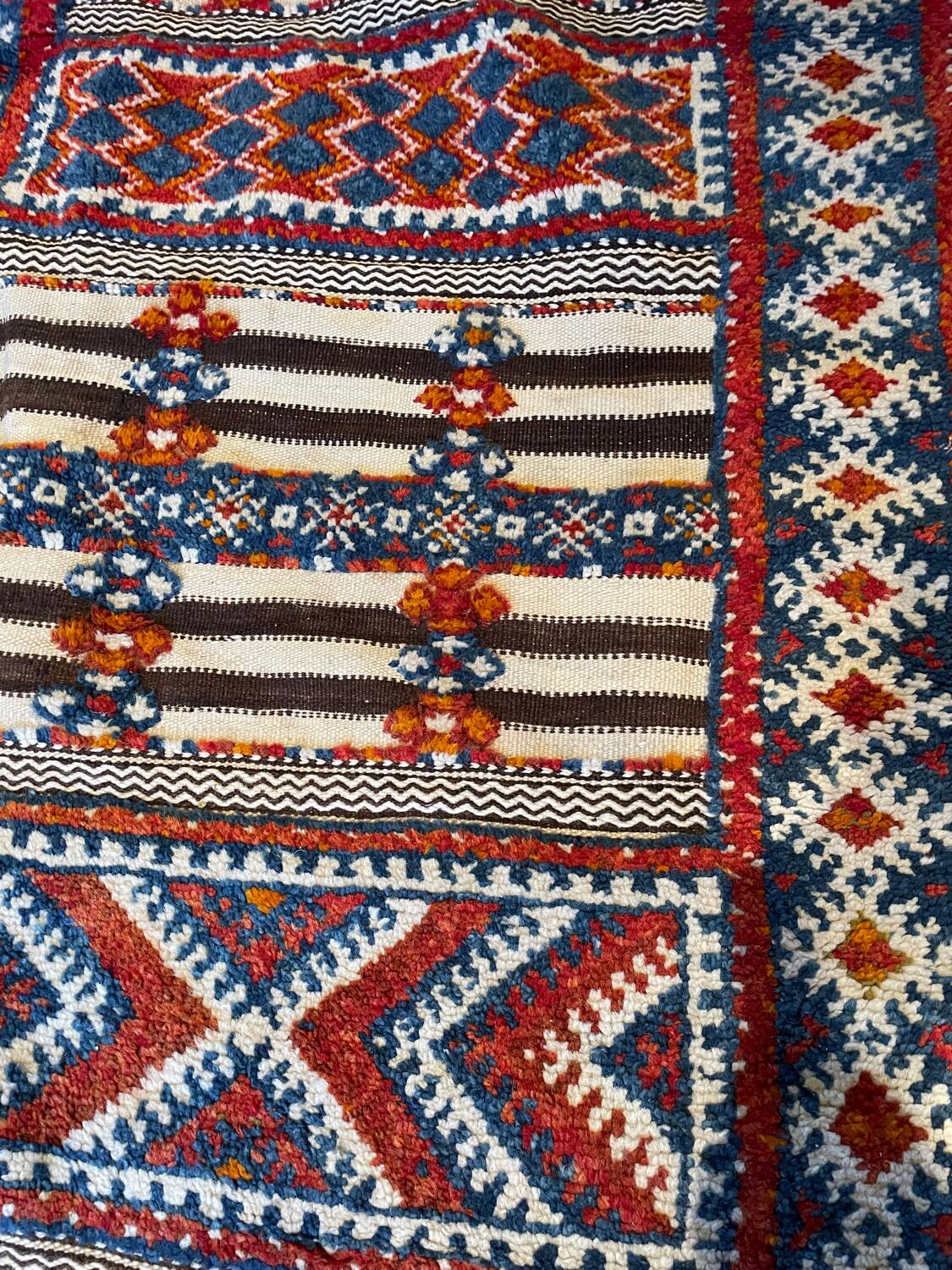 Vintage Moroccan Berber High Atlas Rug