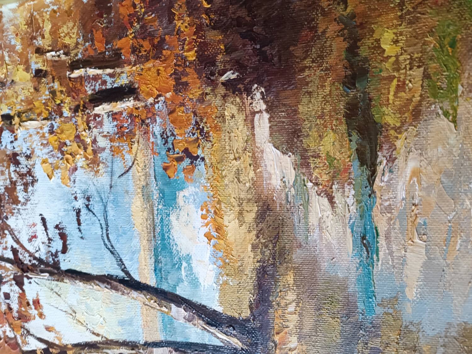 Tableau huile sur toile signé LEPAGE