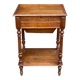 20th-century solid oak dressing table.