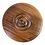 Turned wooden tripod stool