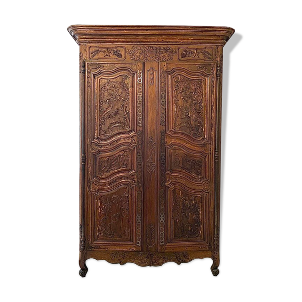 Armoire provençale, époque Louis XV, XVIIIème siècle
