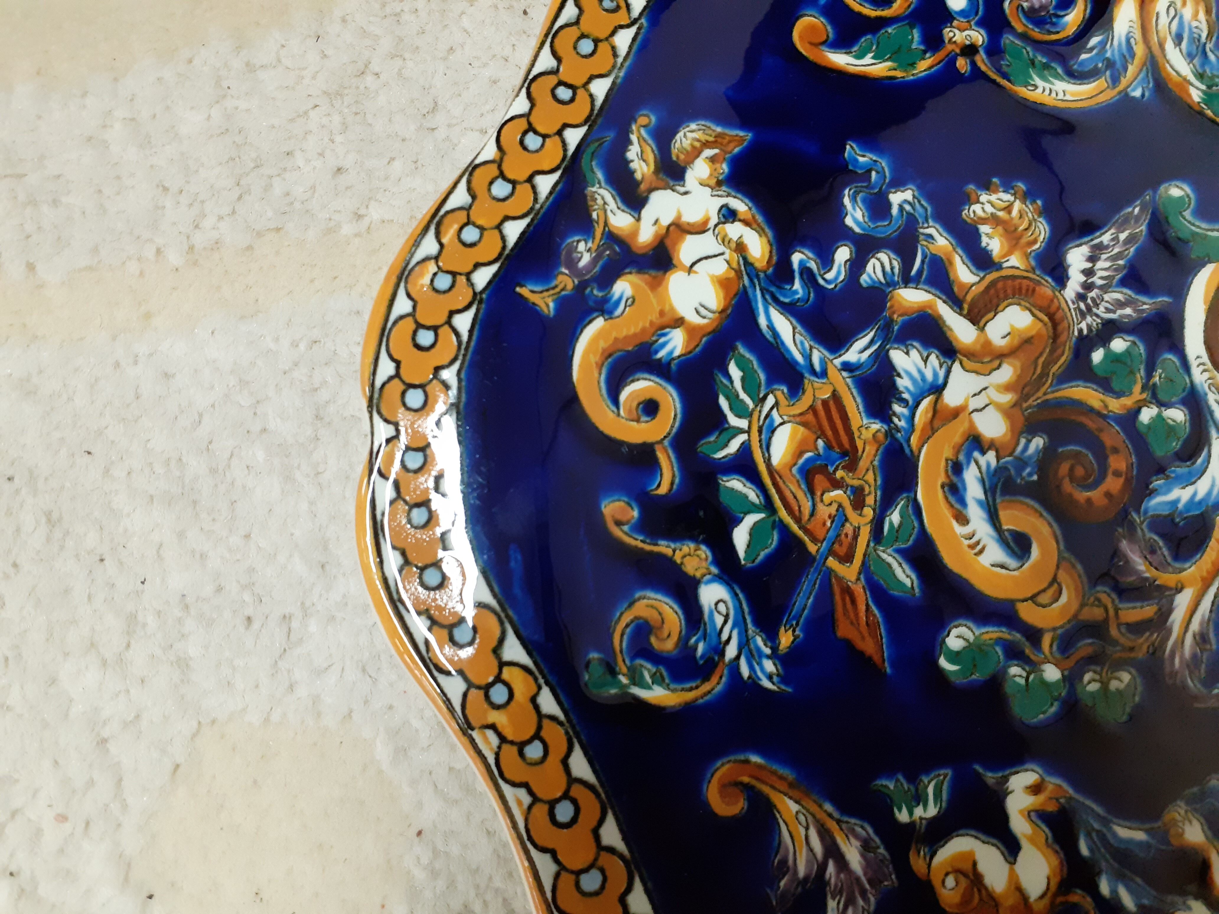 Renaissance gien pie dish