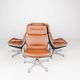4 High Commander Office Chairs by Jorge Zalszupin - Brazil - 1980s