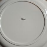 12 antique flat plates "Capri"