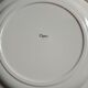 12 antique flat plates "Capri"