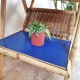 Bamboo and rattan side table revisited