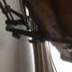 Wooden architect's table and metal movable arm 1950