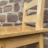3 scandinavian design bar stools vintage pine