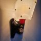 Paire d'appliques murales rockabilly vintage années 50