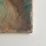 Portrait of a young woman by Gil d'Arvoy. 1950. Oil on canvas