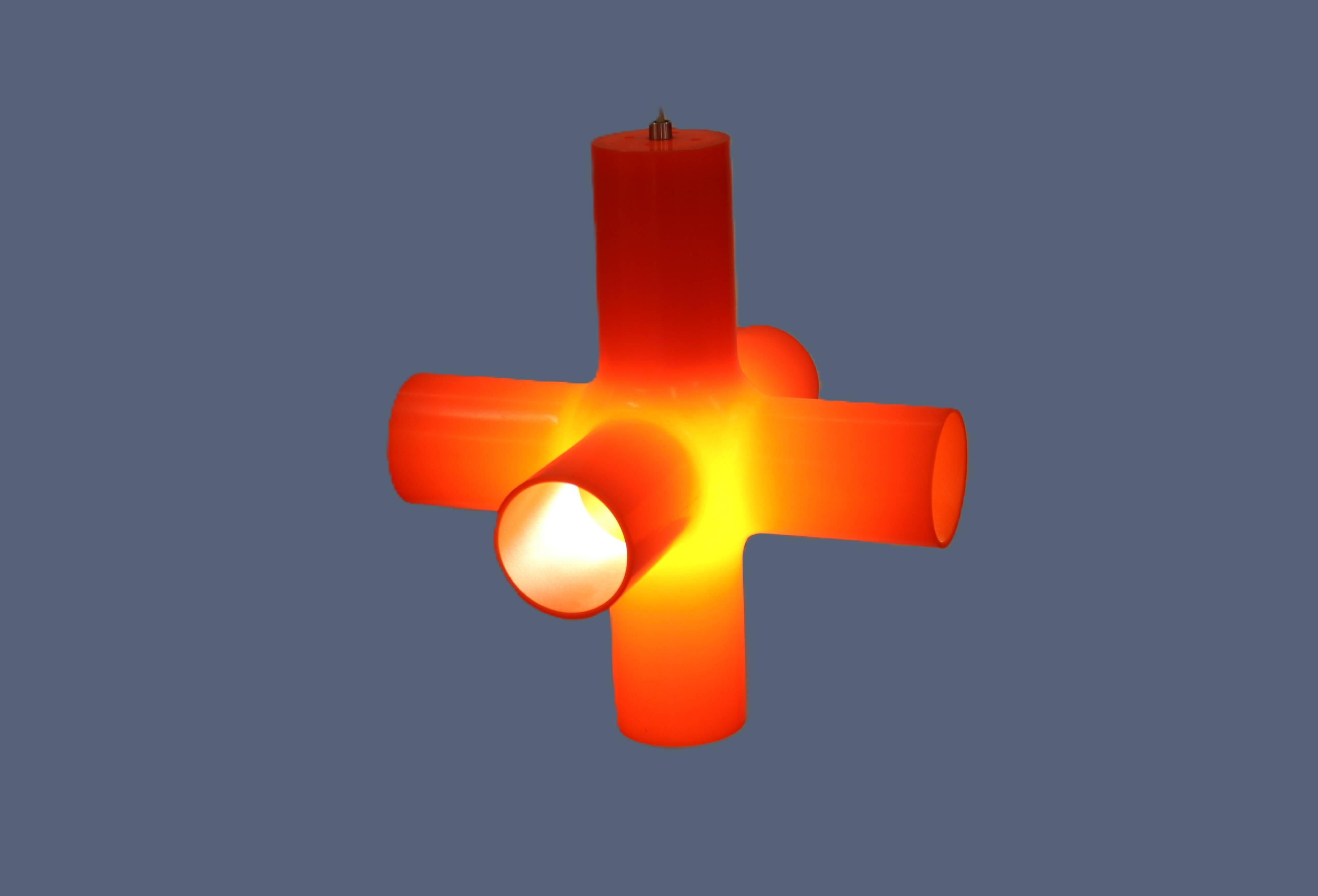 Suspension Jan Melis & Ben Oostrum pour Dark - Modèle « Crosslight » - Années 90, Pays-Bas