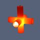 Suspension Jan Melis & Ben Oostrum pour Dark - Modèle « Crosslight » - Années 90, Pays-Bas