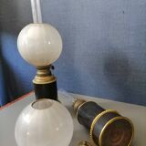 Paire de lampes à pétrole Napoléon III