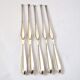 DEETJEN Set of 5 silver-plated lobster picks with pearl handle