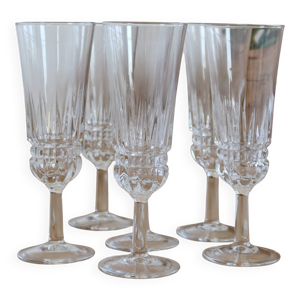 6 flûtes à champagne