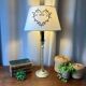 Lampe anglaise en laiton et altuglass