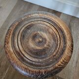 Wooden tripod stool