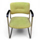 Fauteuil vintage Strafor Steelcase 421, vert chiné