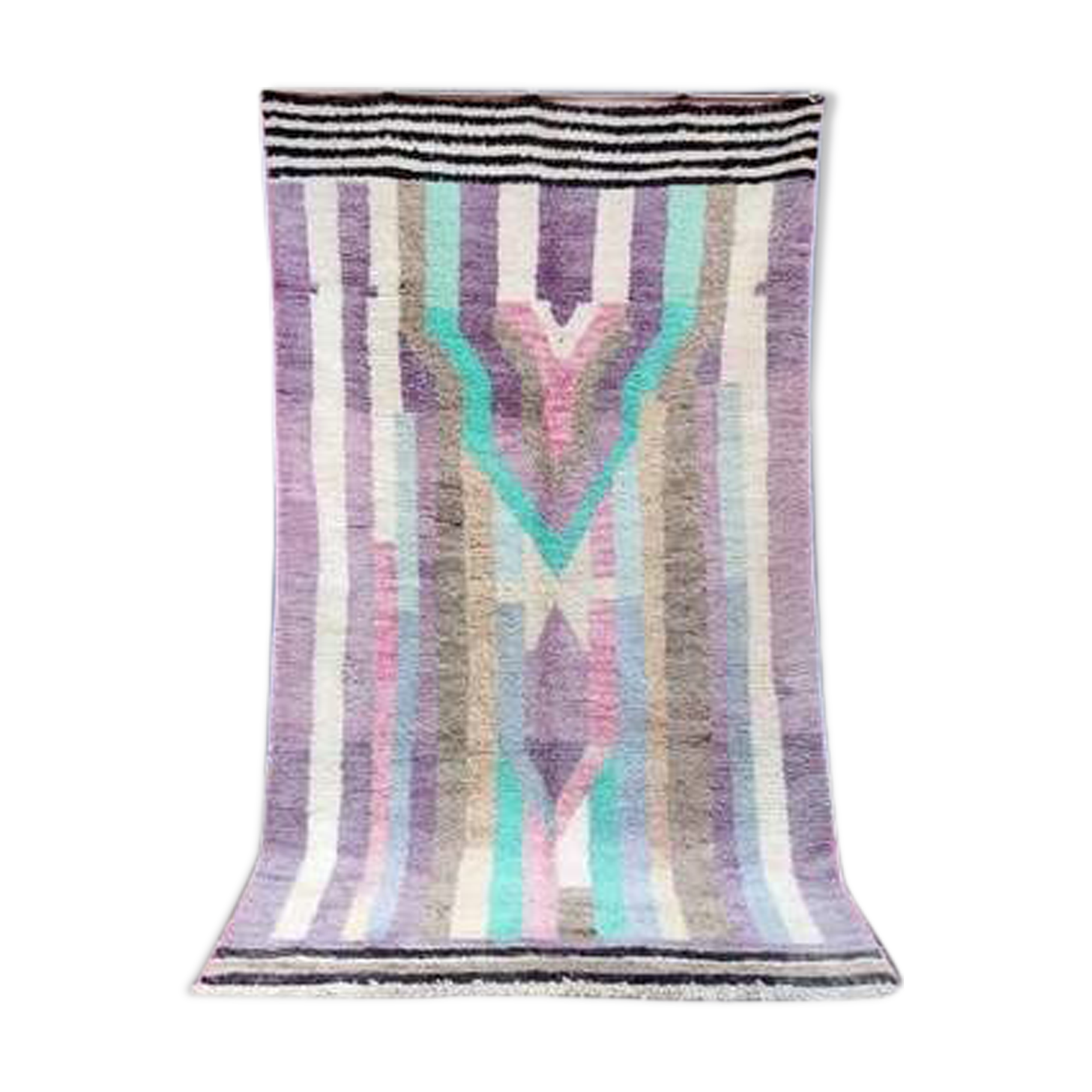 Moroccan Berber carpet boujad Pastel 145 X 250 cm