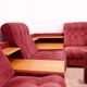 Living room set vintage Eastern Bloc seating set 1980s Czechoslovakia
