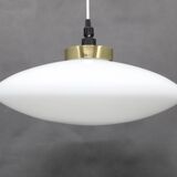 1970s UFO Glass Pendant Light, Czechoslovakia