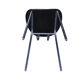 Ensemble de quatre chaises en formica coloré années 60