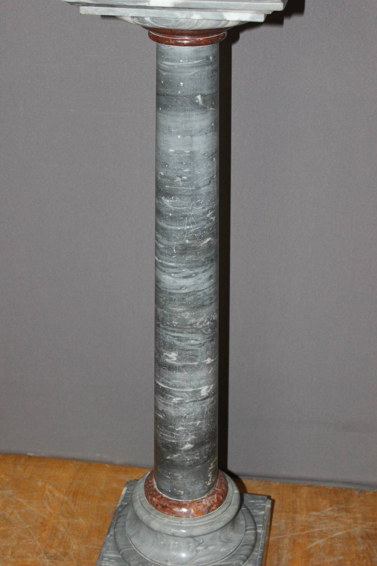 Column of Presentation in Blue Turquin and Red Marble XIX