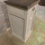 Old bedside painted oak 1920