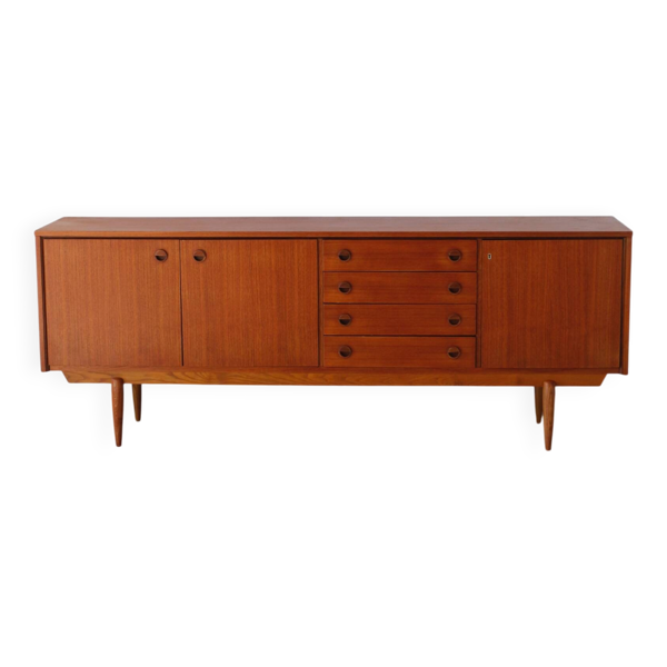 Enfilade scandinave teck vintage (220 cm)