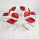 Cantilever chairs in Rinaldi style Italy 1970s