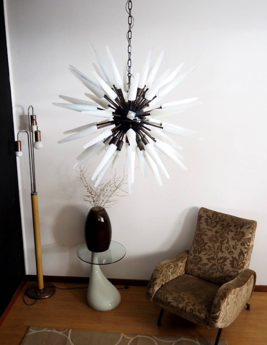 Large Vintage Italian Sputnik Chandeliers