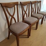 Solid oak chairs set of 4