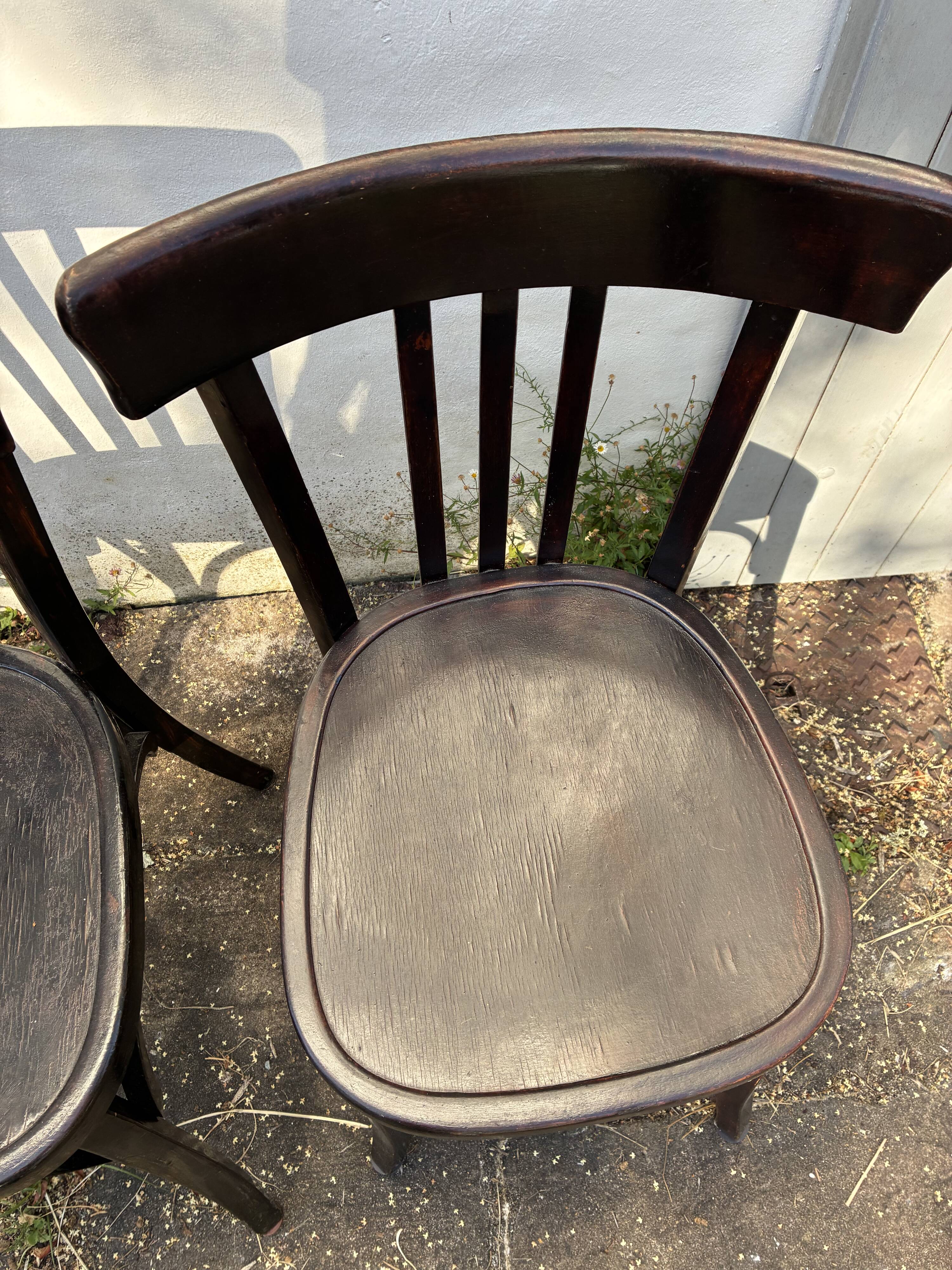 Lot chaises bistrot Baumann