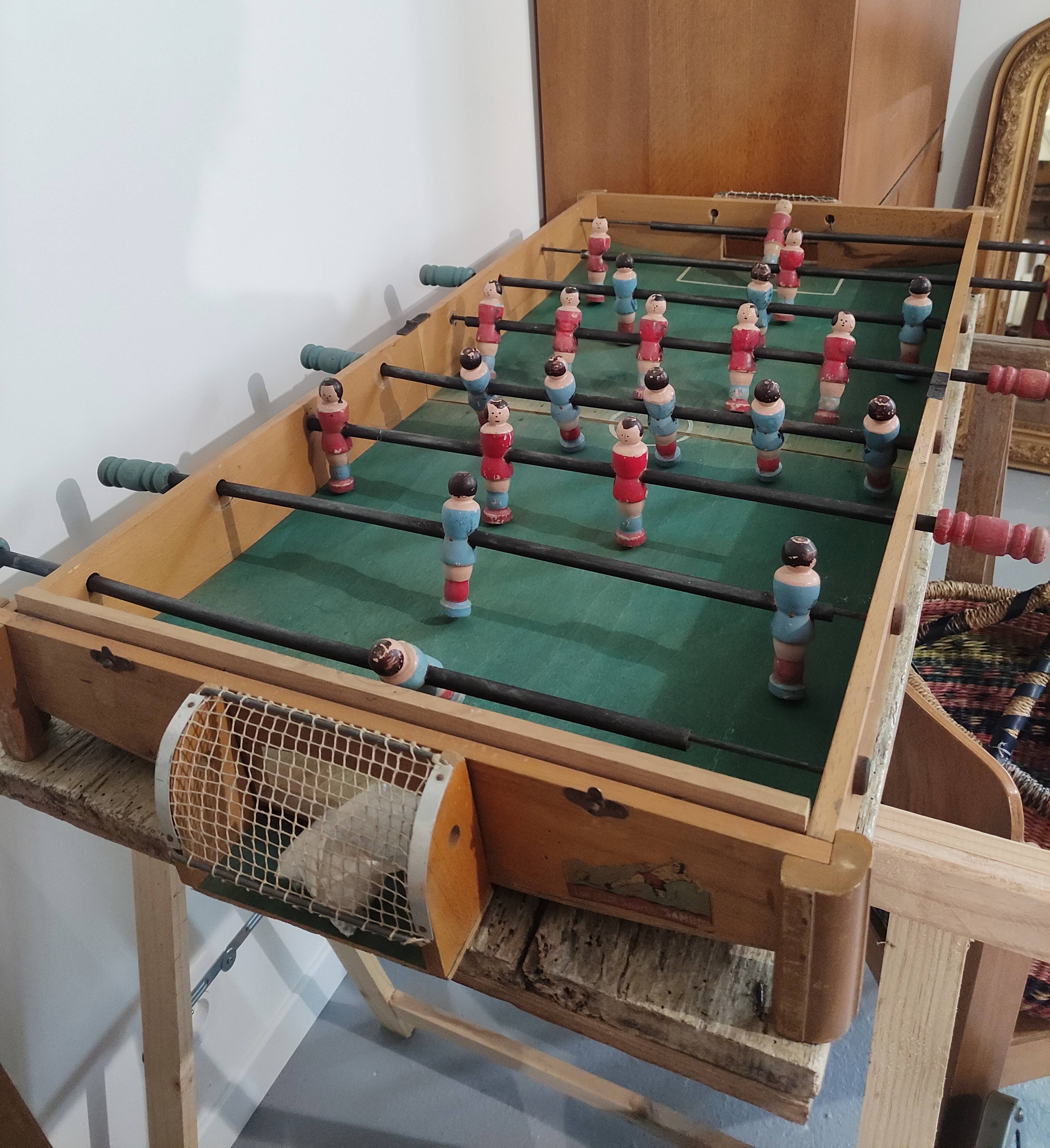 50s portable table football