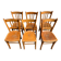 Set of 6 vintage Luterma bistro chairs