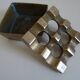 Scandinavian design ashtray in vintage bronze Ultima an 70
