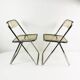 Pair of Plia chairs, Anonima Castelli, designed by Giancarlo Piretti, Italy