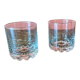 Marguerite vintage whisky glasses duo