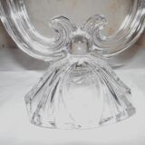 Glass, worked well walk candleholders