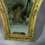 Former mirror in wood and stucco with beveled mirror