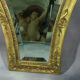 Former mirror in wood and stucco with beveled mirror